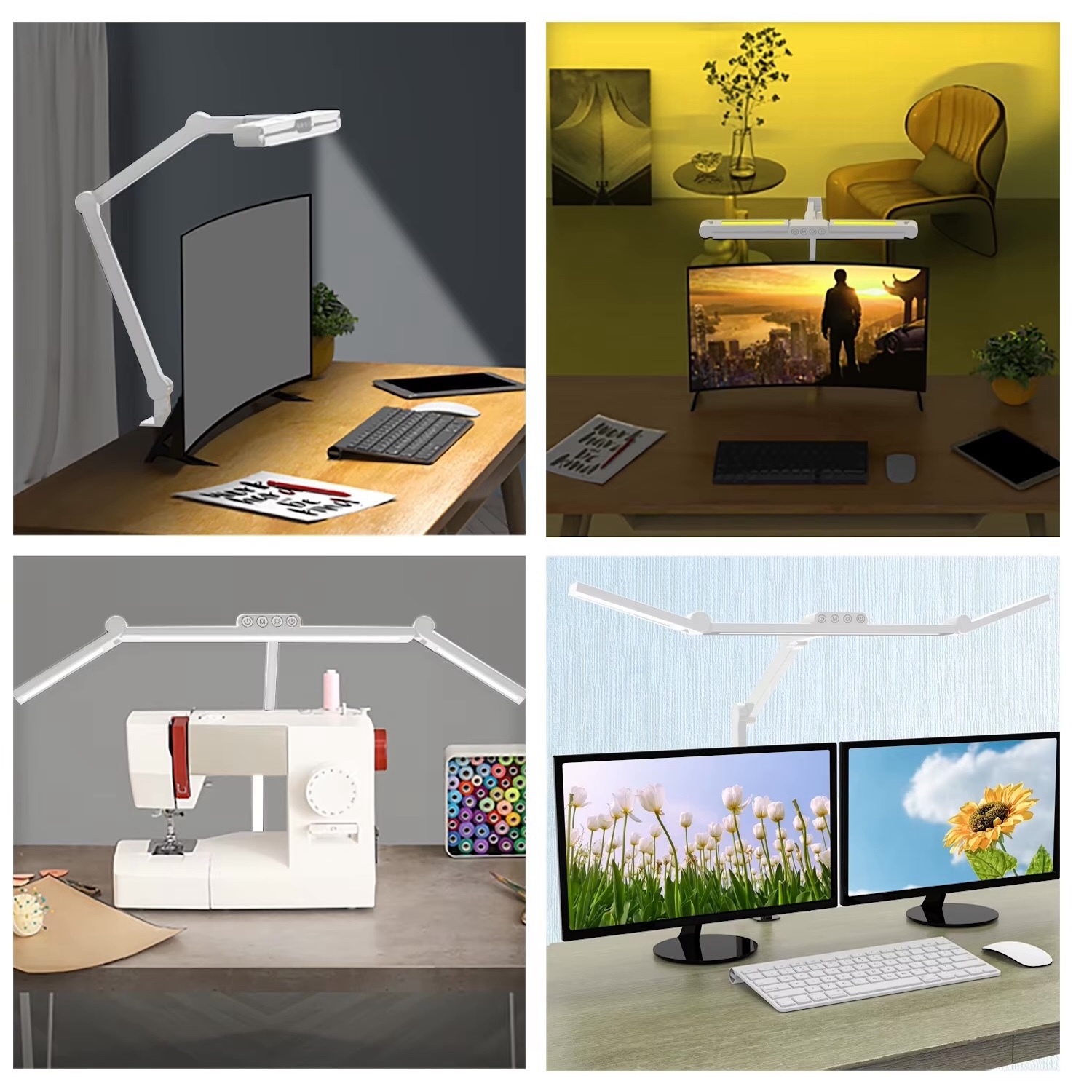  چراغ مانیتور مدل FlexFlow، فلکسیبل و مناسب کاربری حرفه‌ای FlexFlow Professional Adjustable LED Desk Lamp 