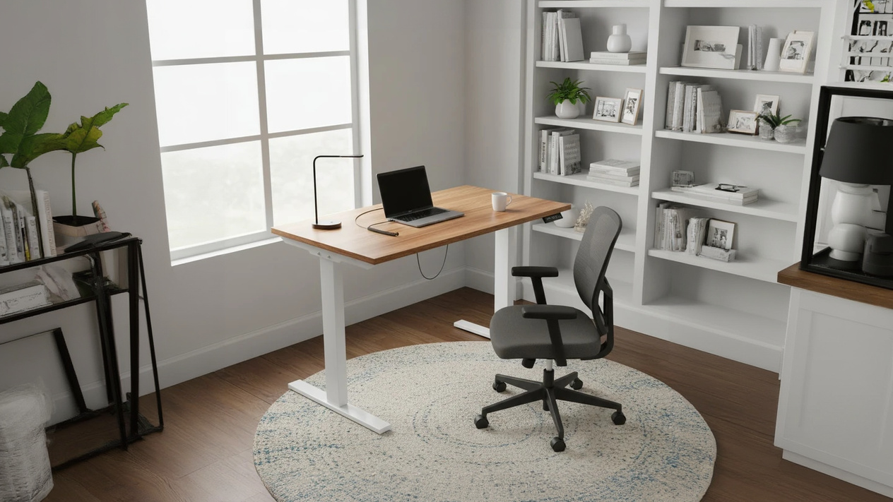 میز کامپیوتر ـ مدل D2 Plus ـ با قابلیت تنظیم ارتفاع برقی