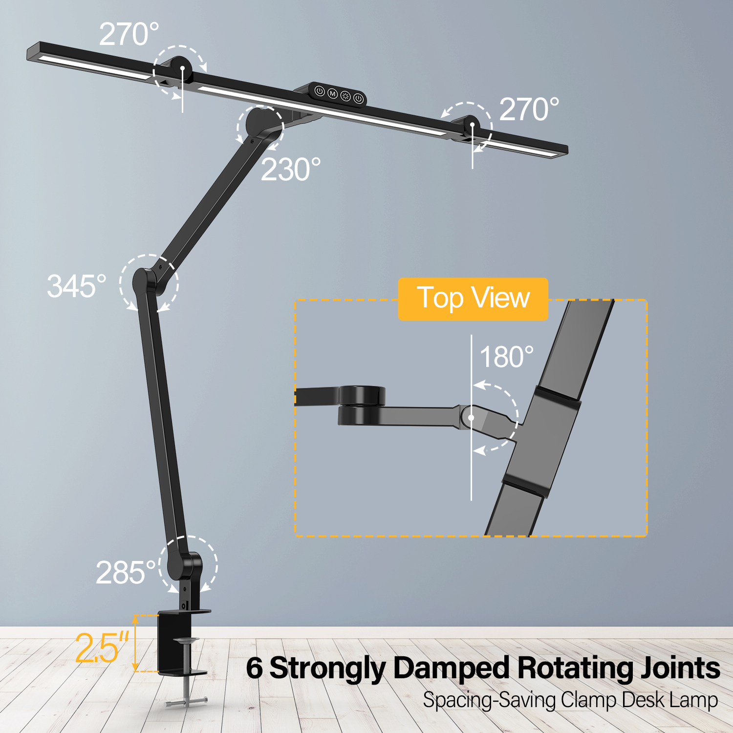  چراغ مانیتور مدل FlexFlow، فلکسیبل و مناسب کاربری حرفه‌ای FlexFlow Professional Adjustable LED Desk Lamp 